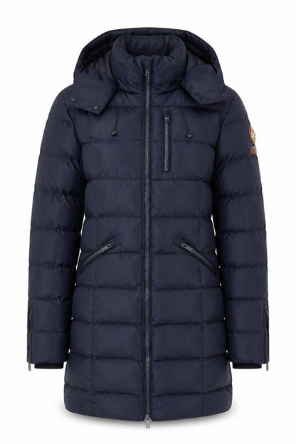 Womens UK Size 8 Superdry Blue Puffer Jacket