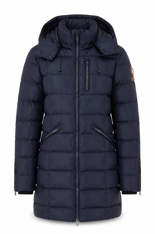 Womens UK Size 8 Superdry Blue Puffer Jacket