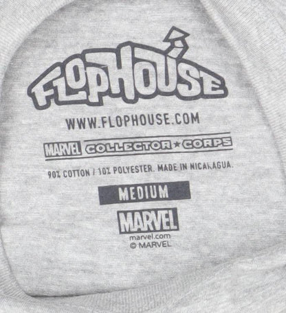 Mens UK Size M Marvel Grey  T-Shirt