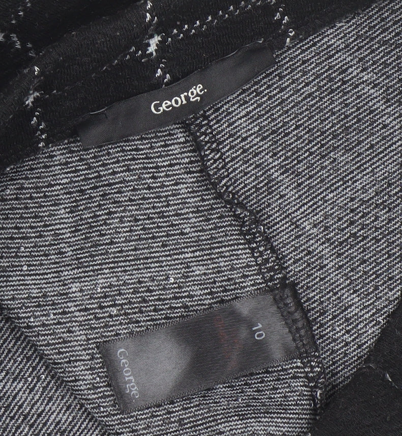 Womens UK Size 10 George Slim Fit Leggings Black Trousers