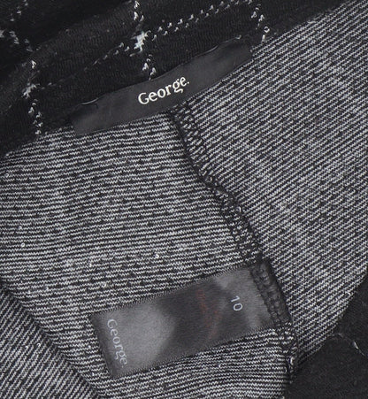 Womens UK Size 10 George Slim Fit Leggings Black Trousers
