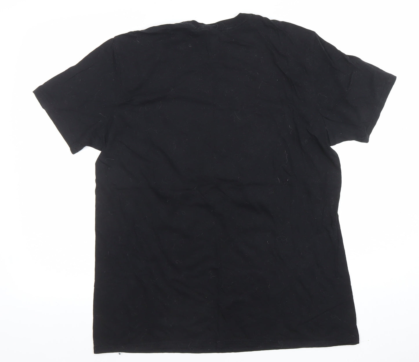 Womens UK Size 18 Zion Rootswear Black Basic T-Shirt