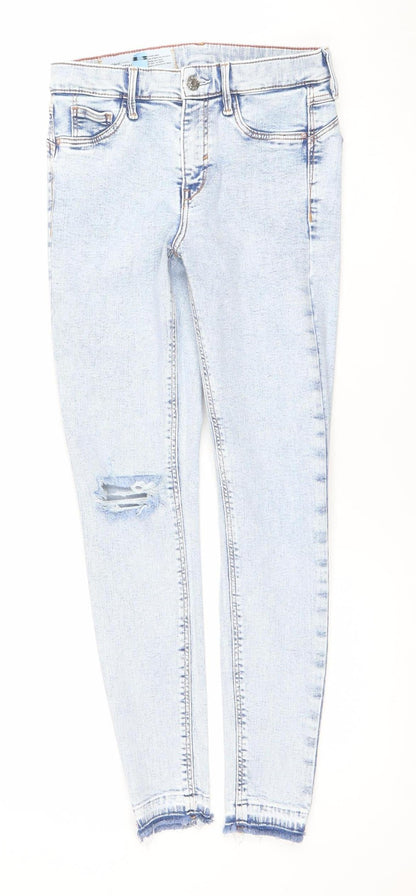 Womens UK Size 8 River Island Slim Fit Skinny Blue Jeans