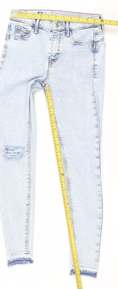 Womens UK Size 8 River Island Slim Fit Skinny Blue Jeans