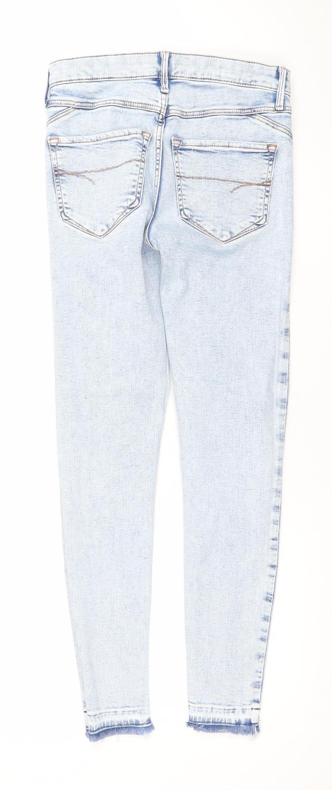 Womens UK Size 8 River Island Slim Fit Skinny Blue Jeans
