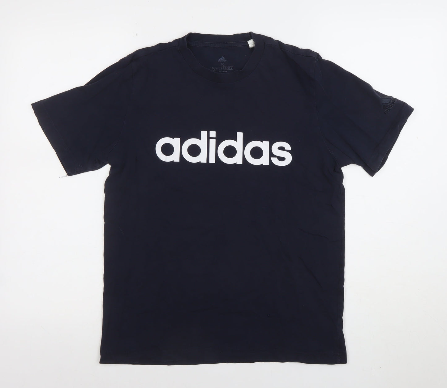 Mens UK Size S adidas Blue  T-Shirt