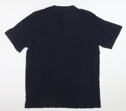 Mens UK Size S adidas Blue  T-Shirt