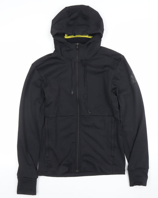Mens UK Size XS adidas Black Full Zip Hoodie
