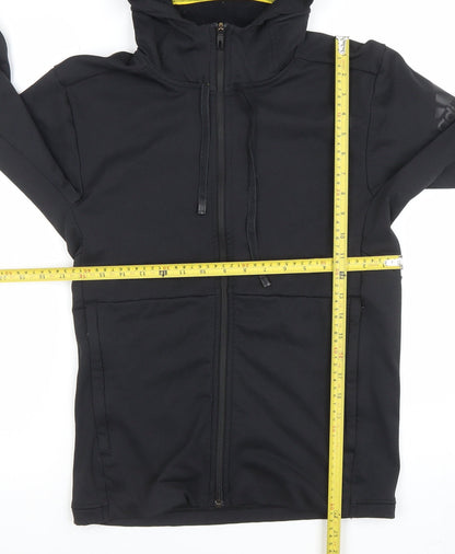 Mens UK Size XS adidas Black Full Zip Hoodie
