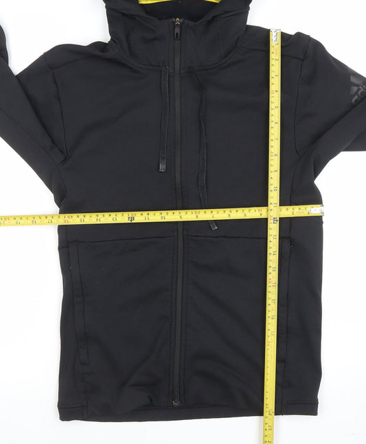 Mens UK Size XS adidas Black Full Zip Hoodie