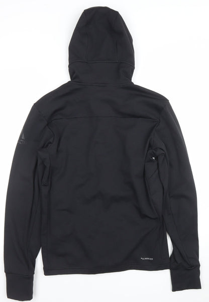 Mens UK Size XS adidas Black Full Zip Hoodie