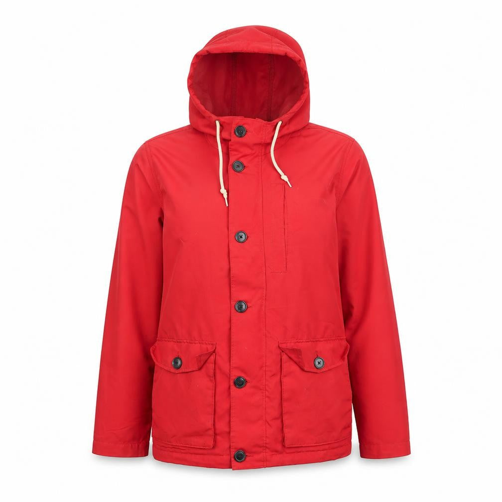 Womens UK Size L Old Navy Red Parka Coat