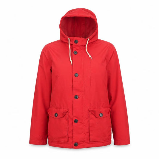 Womens UK Size L Old Navy Red Parka Coat