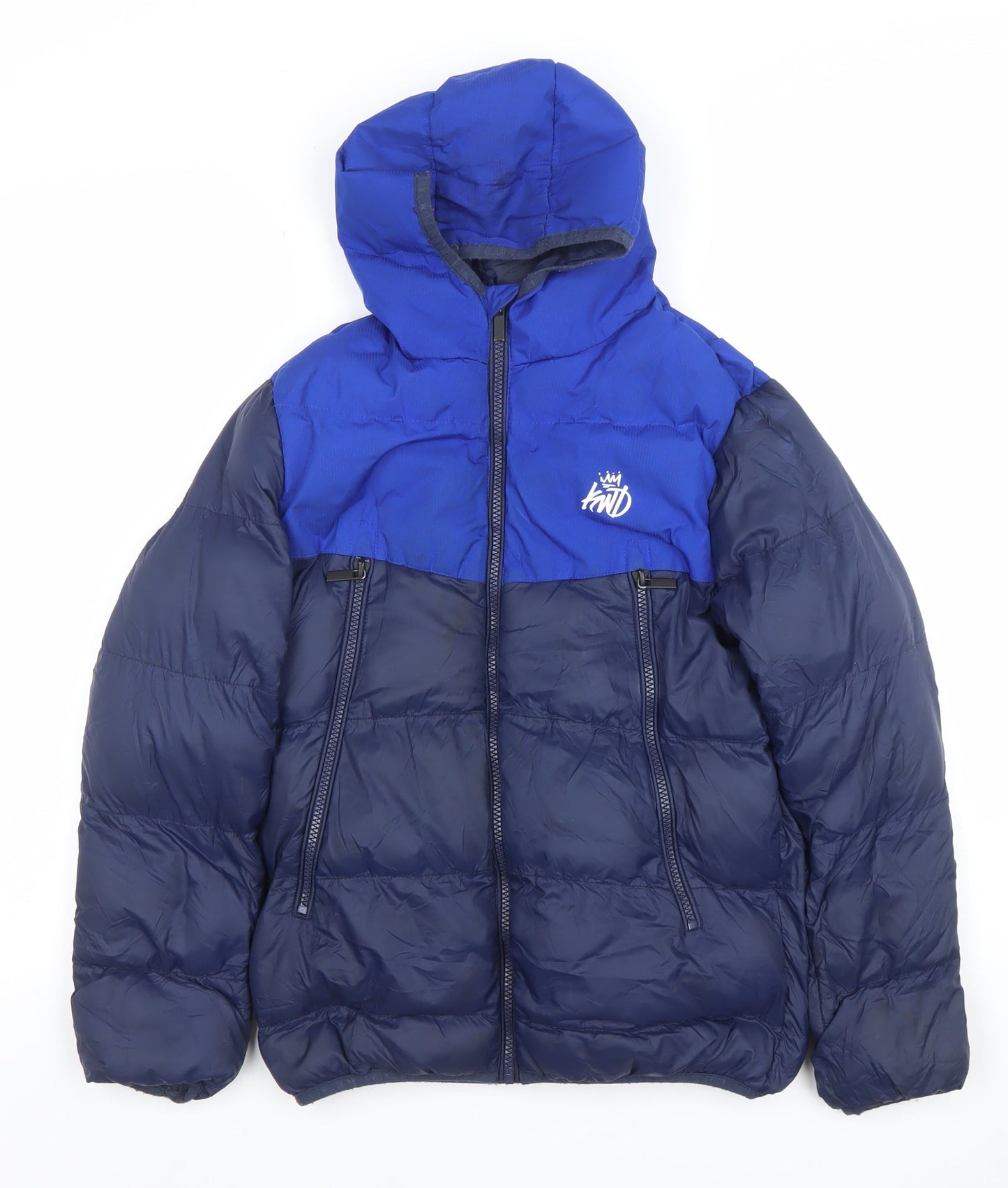 Boys UK Size S Kings Will Dream Blue Puffer Jacket
