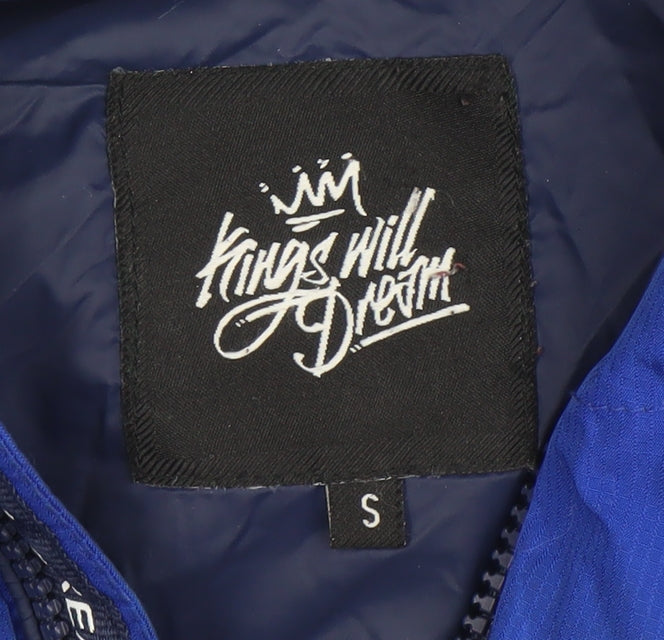 Boys UK Size S Kings Will Dream Blue Puffer Jacket