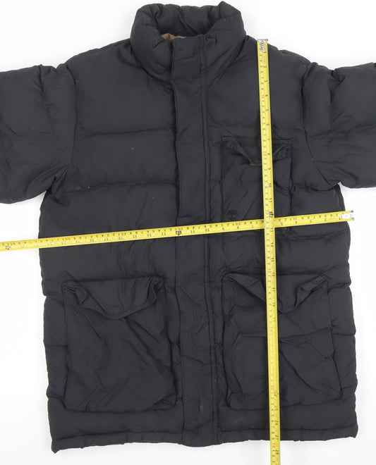 Mens UK Size S Timberland Black Puffer Jacket