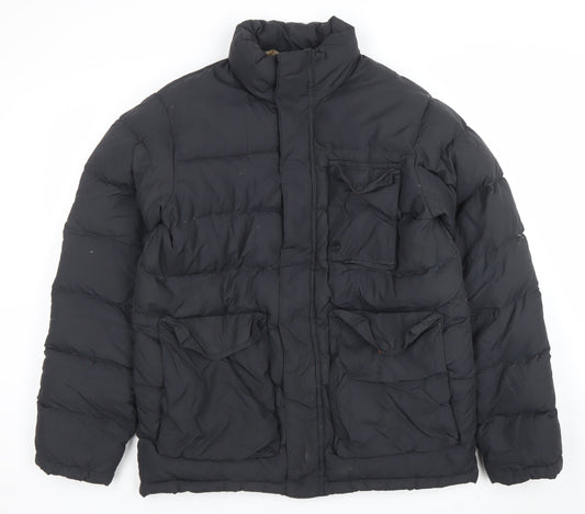 Mens UK Size S Timberland Black Puffer Jacket