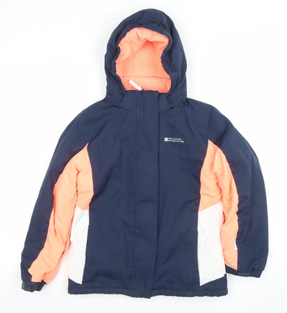 Girls UK Size 9-10 Years Mountain Warehouse Blue Ski Jacket