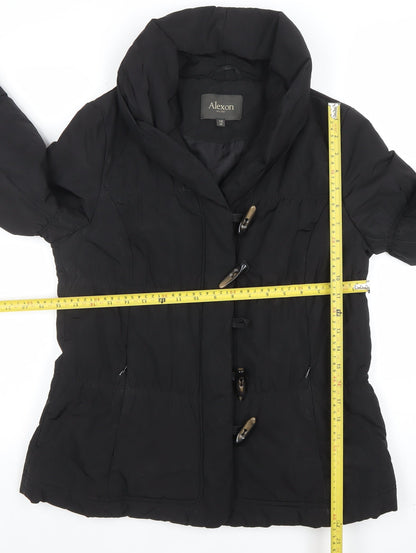 Womens UK Size 10 Alexon Black Puffer Jacket