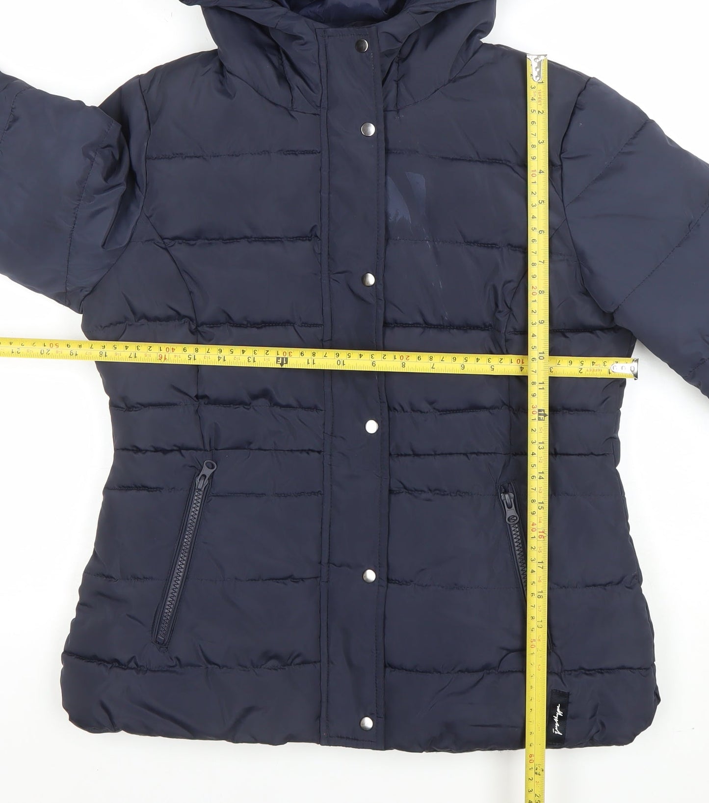 Womens UK Size 6 Lipsy Blue Puffer Jacket