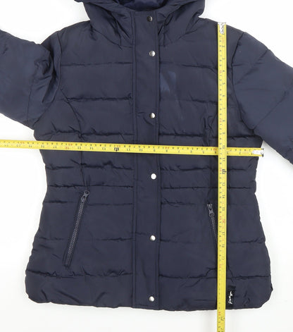 Womens UK Size 6 Lipsy Blue Puffer Jacket