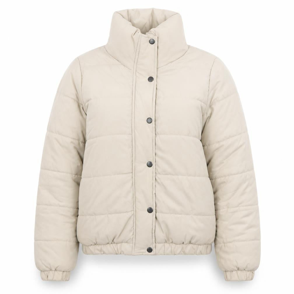 Womens UK Size 8 Boohoo Beige Puffer Jacket