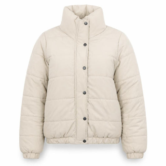 Womens UK Size 8 Boohoo Beige Puffer Jacket