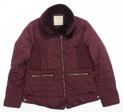 Womens UK Size XL CI SONO Red Puffer Jacket