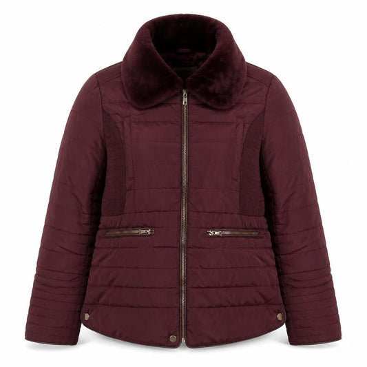 Womens UK Size XL CI SONO Red Puffer Jacket