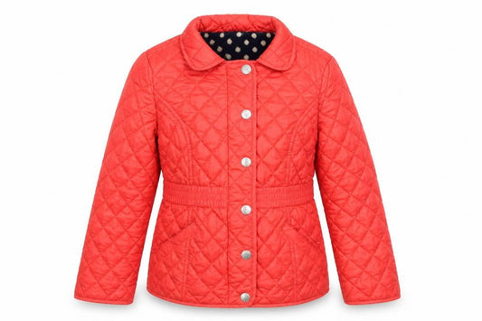 Girls UK Size 11-12 Years NEXT Red Quilted Coat