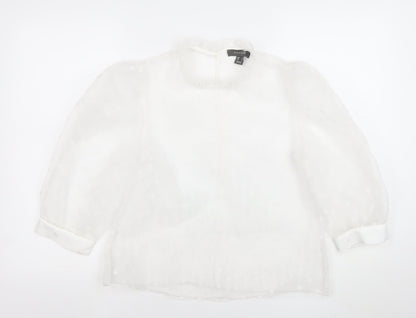 Womens UK Size 10 Primark White Camisole Blouse