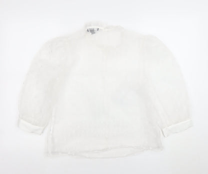 Womens UK Size 10 Primark White Camisole Blouse