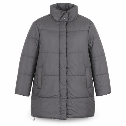 Womens UK Size 10 New Look Grey Puffer Jacket