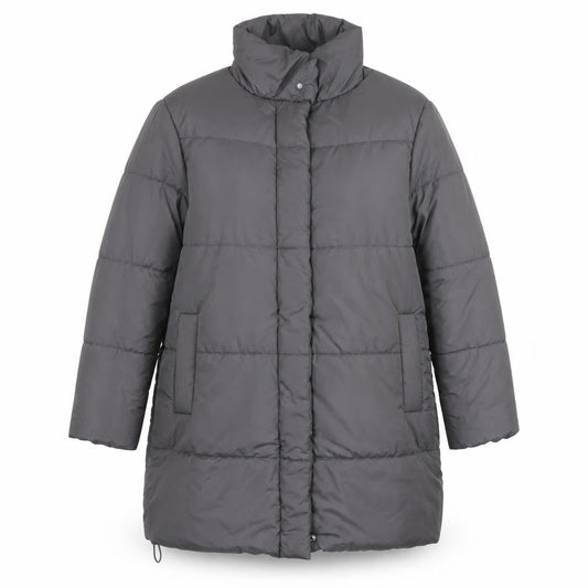Womens UK Size 10 New Look Grey Puffer Jacket