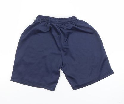 Paris Saint-Germain Boys Blue Athletic Football Shorts Size 22 in