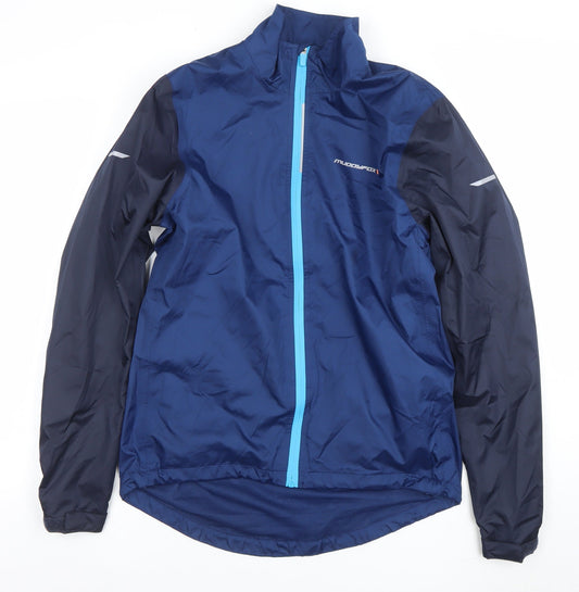 Mens UK Size S Muddyfox Blue Windbreaker Coat