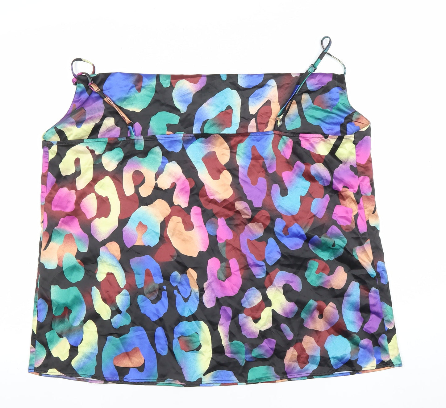 Womens UK Size 18 River Island Multicoloured Camisole Tank