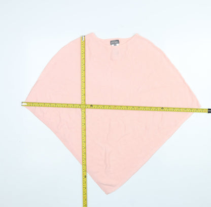 Womens UK Size One Size Phase Eight Pink Cape Jumper