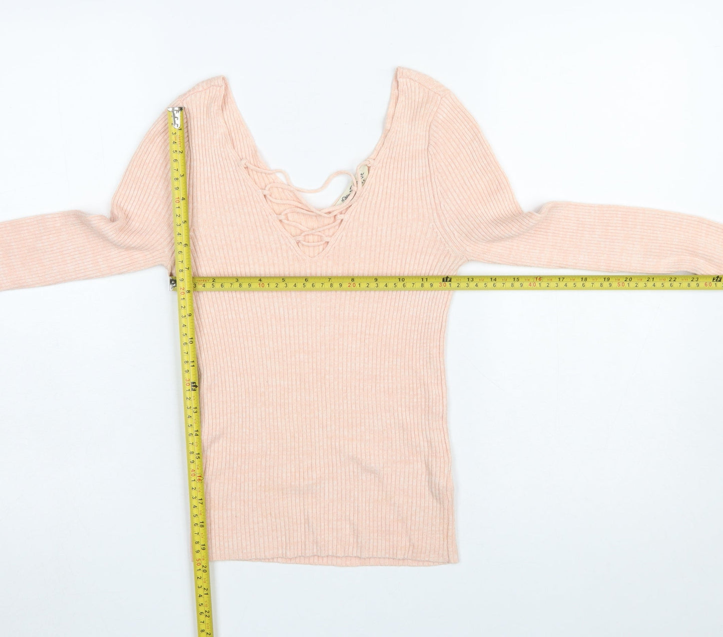 Womens UK Size 6 Miss Selfridge Pink Pullover Jumper