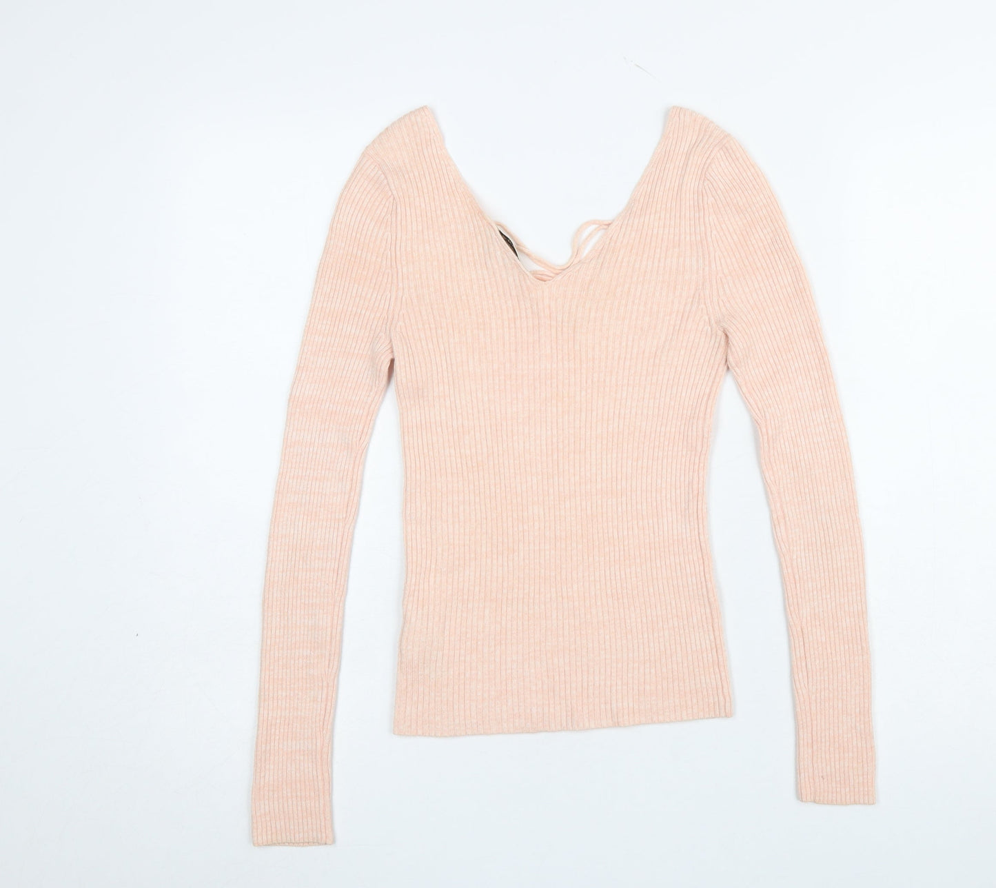 Womens UK Size 6 Miss Selfridge Pink Pullover Jumper