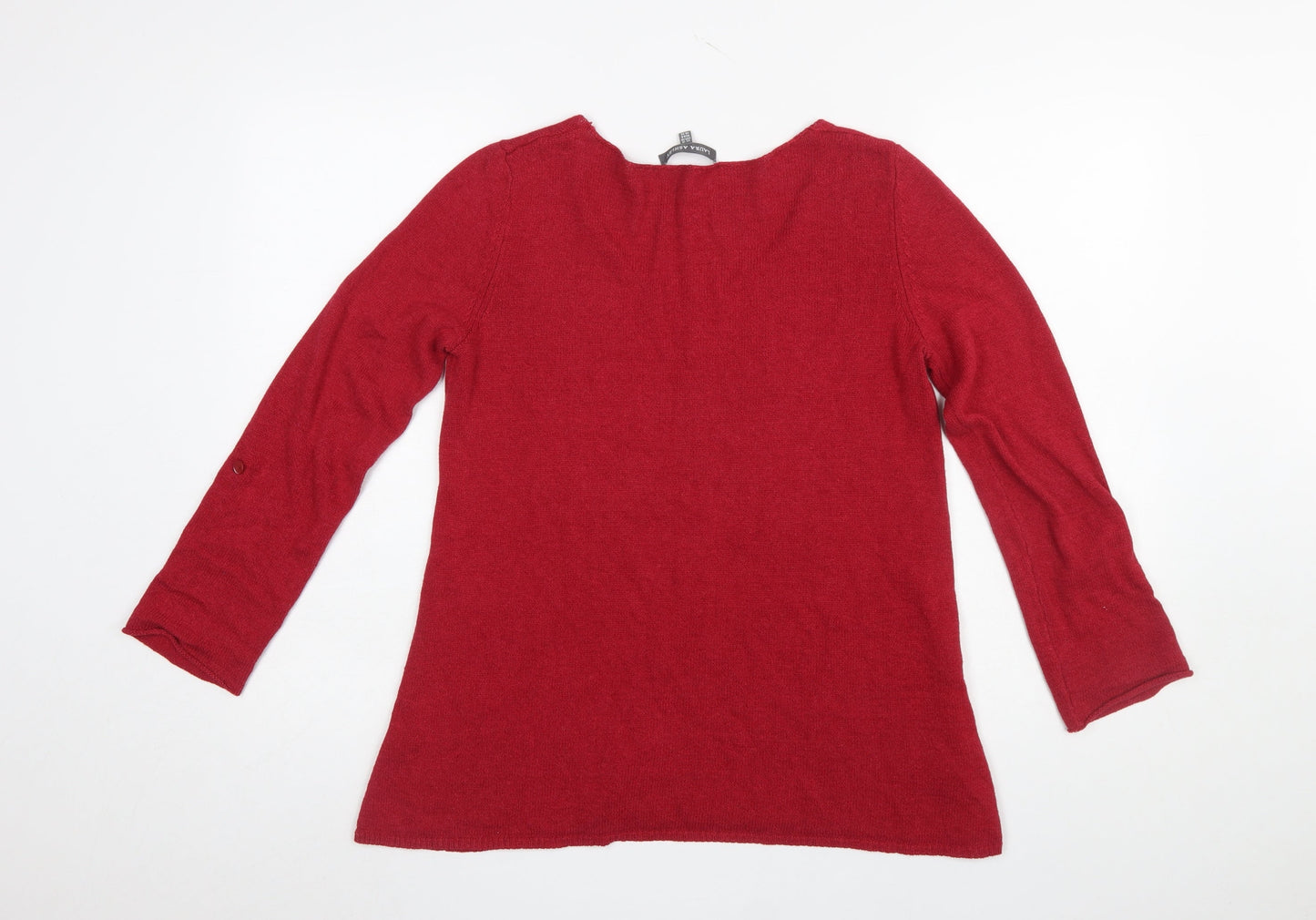 Womens UK Size 10 Laura Ashley Red Pullover Jumper