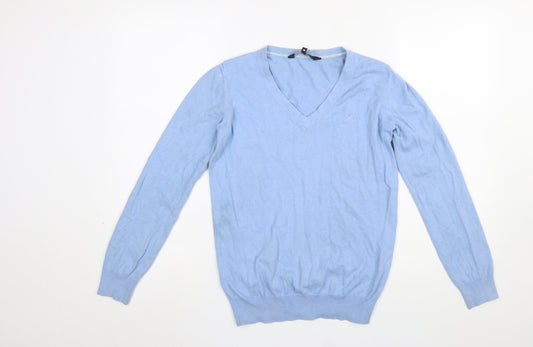 Womens UK Size 8 Crew Clothing Company Blue Pullover Jumper