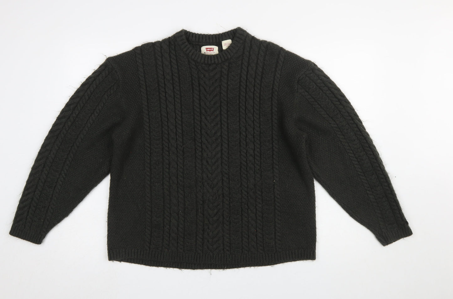 Womens UK Size M Levi's Black Pullover Jumper