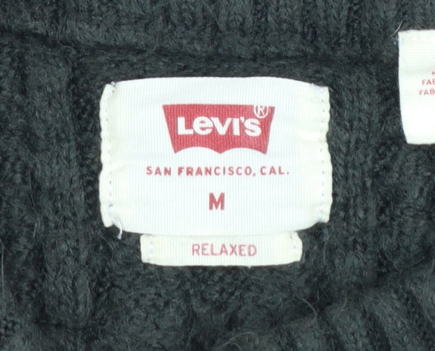 Womens UK Size M Levi's Black Pullover Jumper