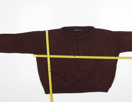 Womens UK Size M Brave Soul Brown Pullover Jumper