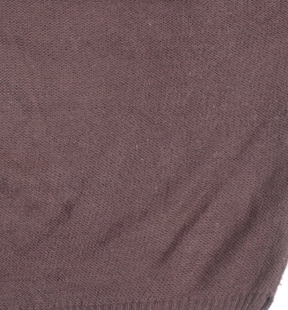 Womens UK Size M Brave Soul Brown Pullover Jumper