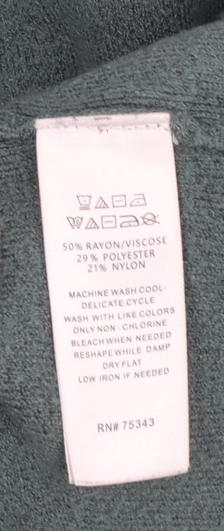 Womens UK Size S Tahari Green Pullover Jumper