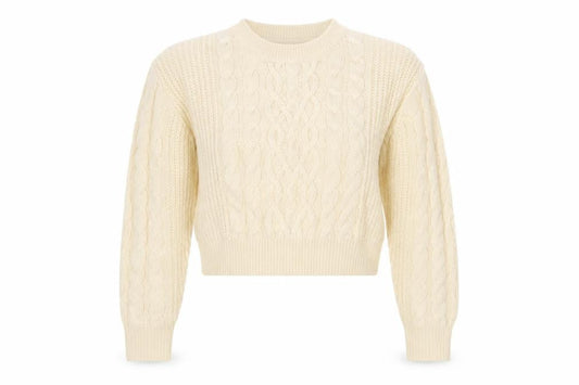 Womens UK Size 12 Brave Soul Ivory Pullover Jumper