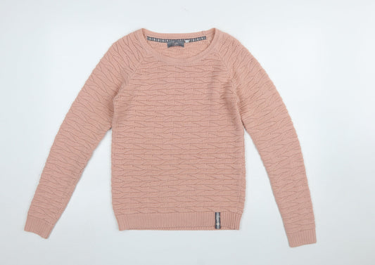 Womens UK Size 10 Lupa Pink Pullover Jumper