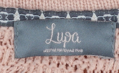 Womens UK Size 10 Lupa Pink Pullover Jumper